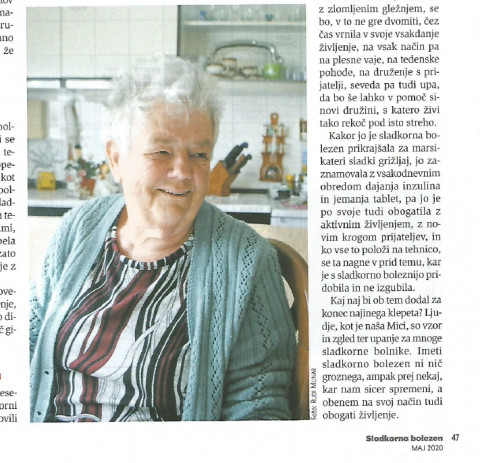 “Sladkorna bolezen me je tudi obogatila”